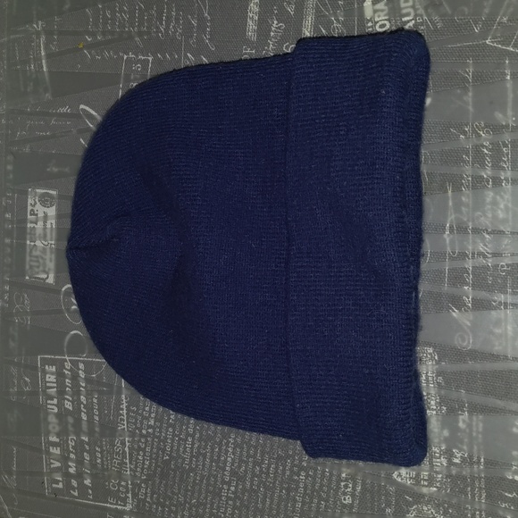 NFL Reebok Denver Bronco Navy Blue 100% Acrylic Beanie Hat Cap Unisex - Picture 3 of 6